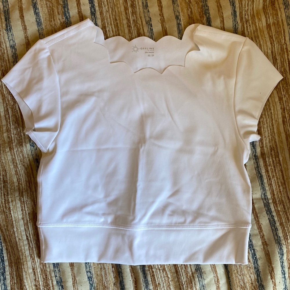 Offline by aerie cropped shirt